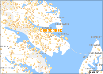 map of Deer Creek