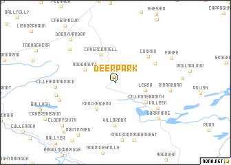 map of Deerpark