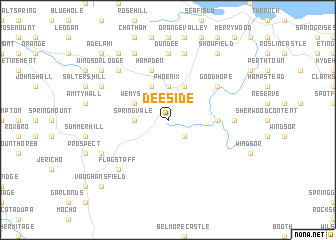 map of Deeside