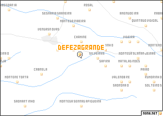 map of Defeza Grande