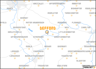 map of Defford