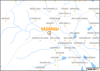 map of Degapūdi