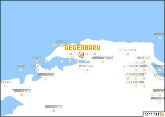 map of Degen Baru