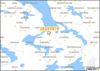 map of Degerbyn