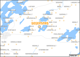 map of Degersnäs