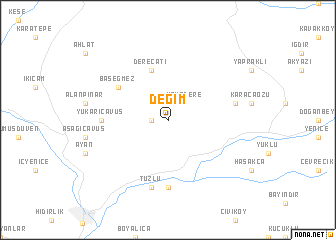 map of Değim