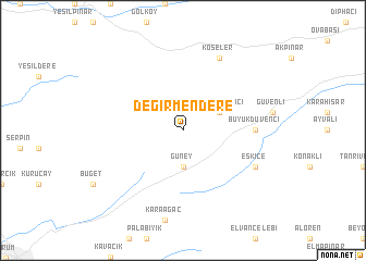 map of Değirmendere