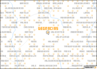 map of Degrácias
