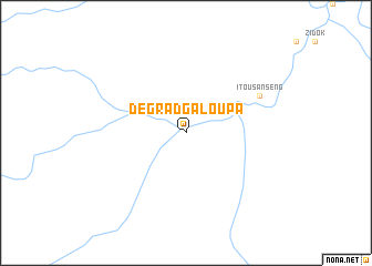 map of Dégrad Galoupa