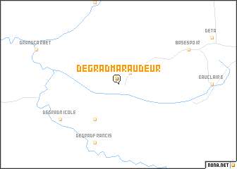 map of Dégrad Maraudeur