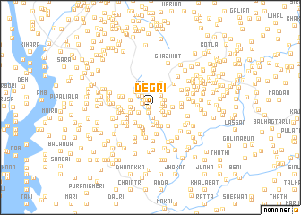 map of Degri