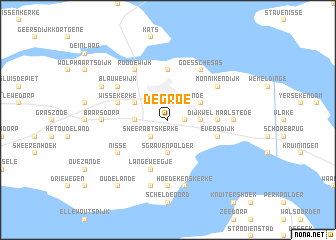 map of De Groe