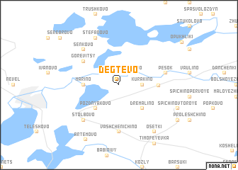 map of Dëgtevo