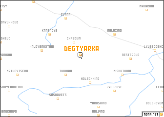 map of Degtyarka