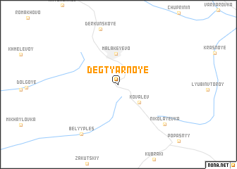map of Degtyarnoye