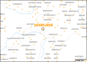 map of Dehar Jaʼda