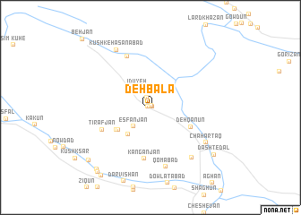 map of Deh Bālā