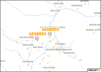 map of Deh Barm