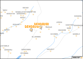 map of Deh Da‘vā\