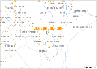 map of Deh-e Bacheh Dor