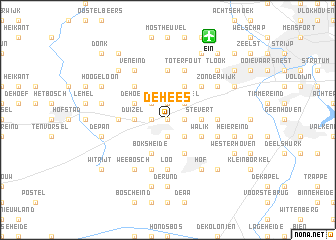 map of De Hees