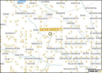 map of Deh-e Harātī