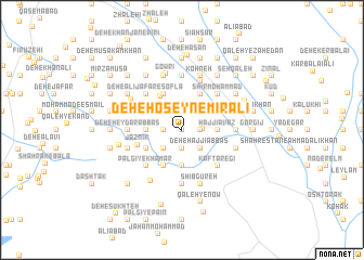 map of Deh-e Ḩoseyn-e Mīr ‘Alī