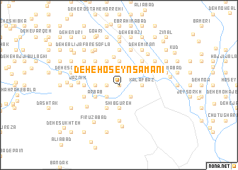 map of Deh-e Ḩoseyn Sāmānī