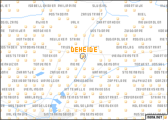 map of De Heide