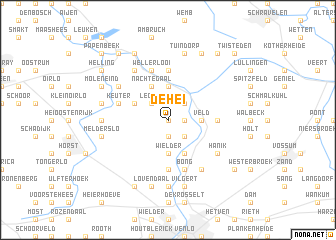 map of De Hei
