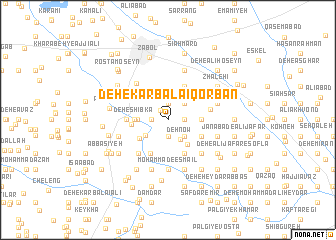 map of Deh-e Karbalā\
