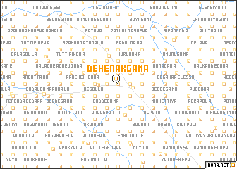 map of Dehenakgama