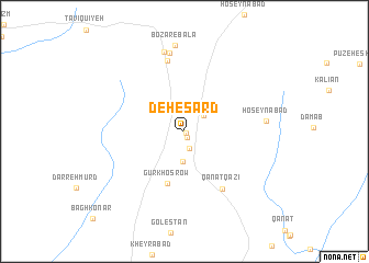 map of Deh-e Sard