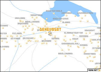 map of Deh-e Vasaţ