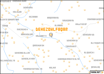 map of Deh-e Z̄owlfaqār