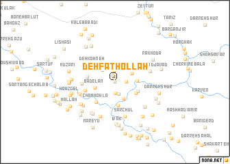 map of Deh Fatḩollāh