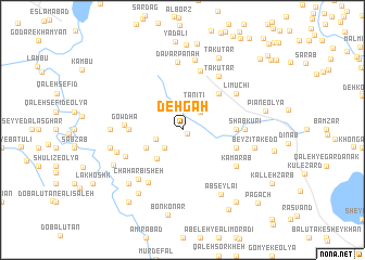 map of Deh Gah