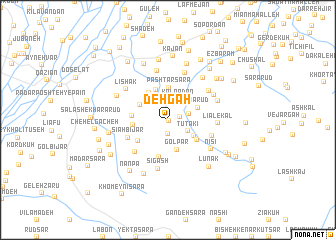 map of Dehgāh