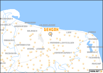 map of Dehgāh