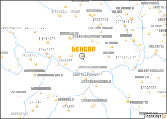 map of Deh Gap