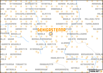 map of Dehigastenna