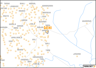 map of Dehi