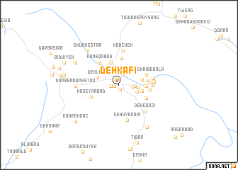 map of Deh Kāfī