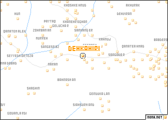 map of Deh Kahīrī