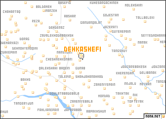 map of Deh Kāshefī
