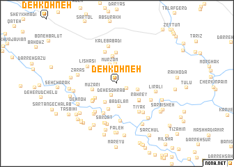 map of Deh Kohneh