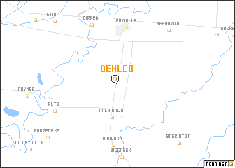 map of Dehlco