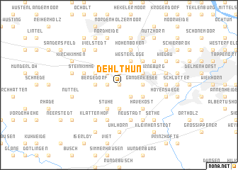 map of Dehlthun