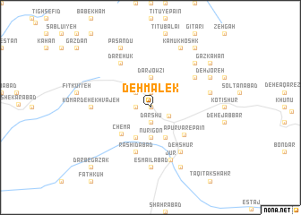 map of Dehmalek