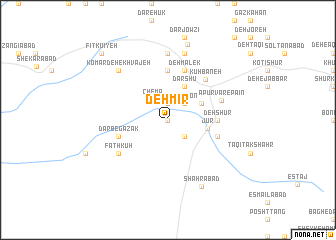 map of Deh Mīr